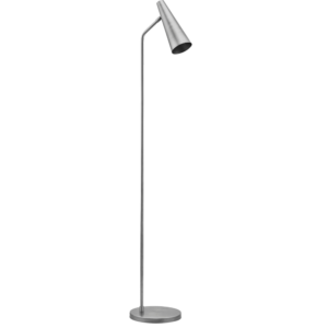 House Doctor Stříbrná kovová stojací lampa Precise 124 cm