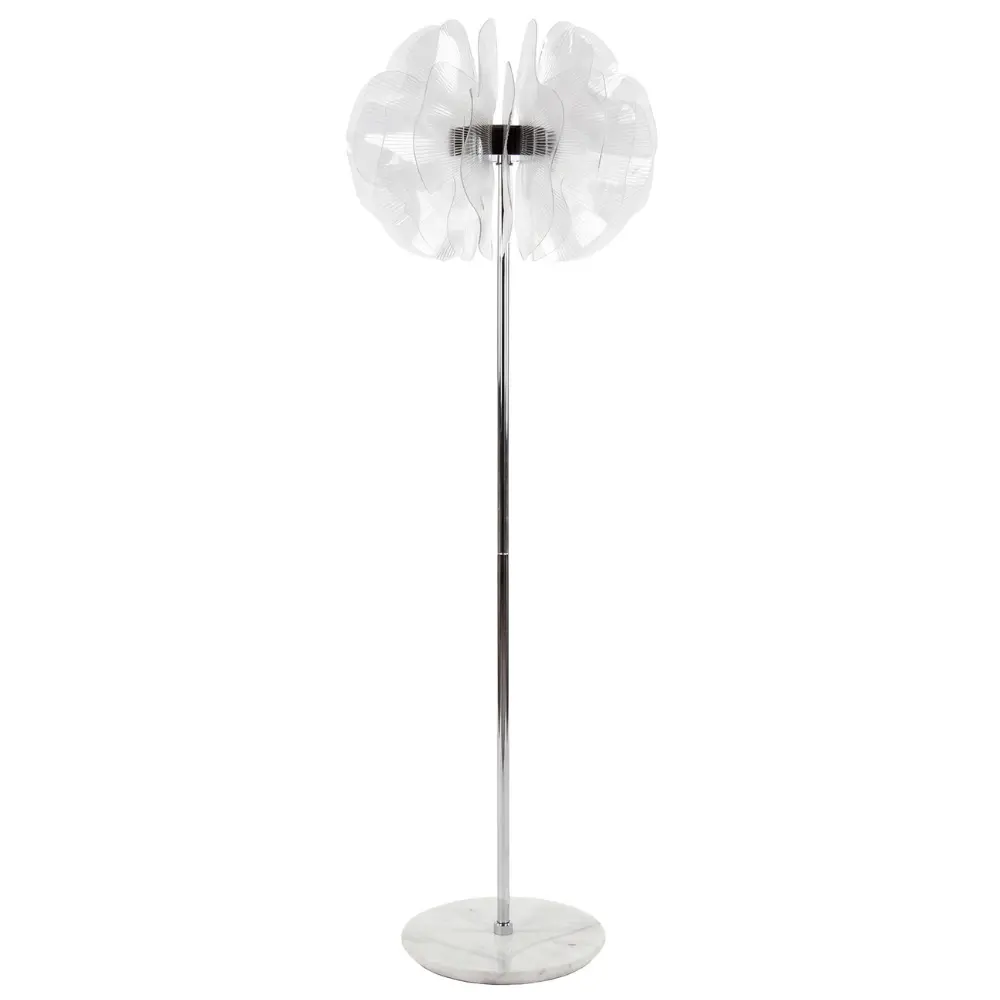 Angel Cerdá Chromovaná stojací LED lampa No. 8072
